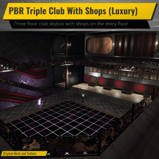PBR Triple Club With Shops (Luxury)